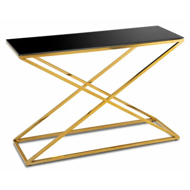 HOWHOMELY Saliba Sideboard 120 cm Glas
