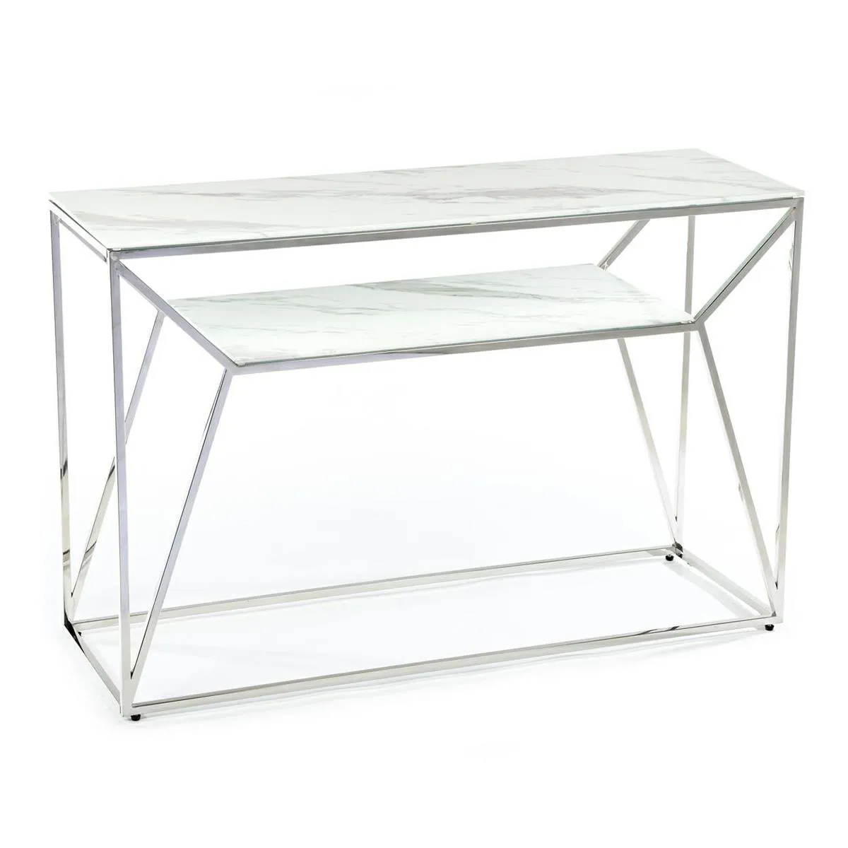 HOWHOMELY Farasin Sideboard Glas 120 cm