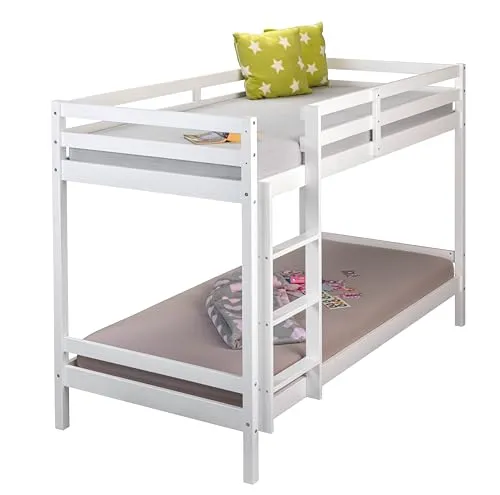 Inter Link Small Cloud Etagenbett Kiefer massiv weiß