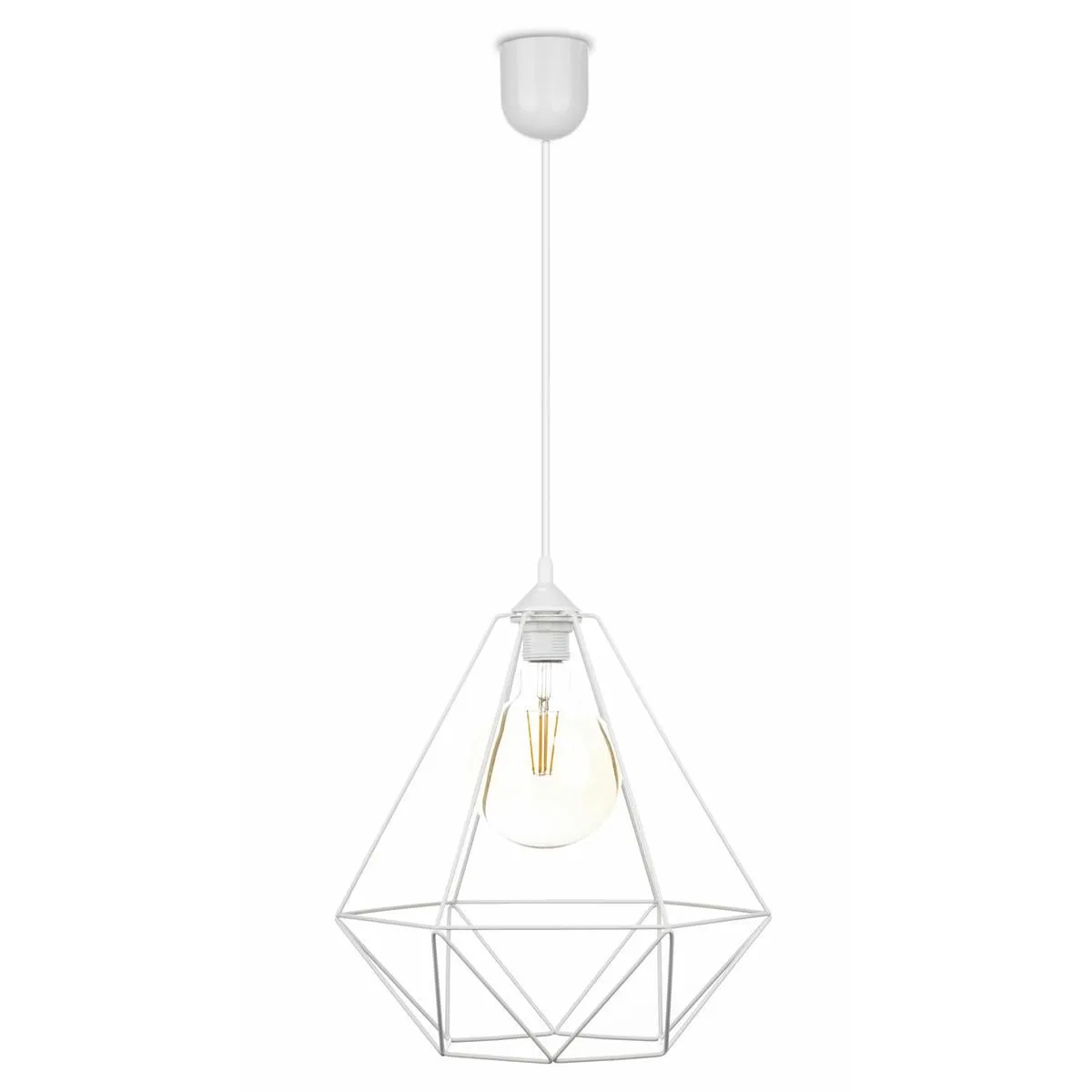 HOWHOMELY Paris Diamond Hängelampe Draht Industrial