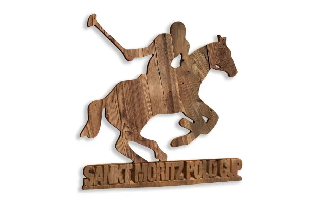 alpina design Sagoma Alpina Polo Wandskulptur Holz