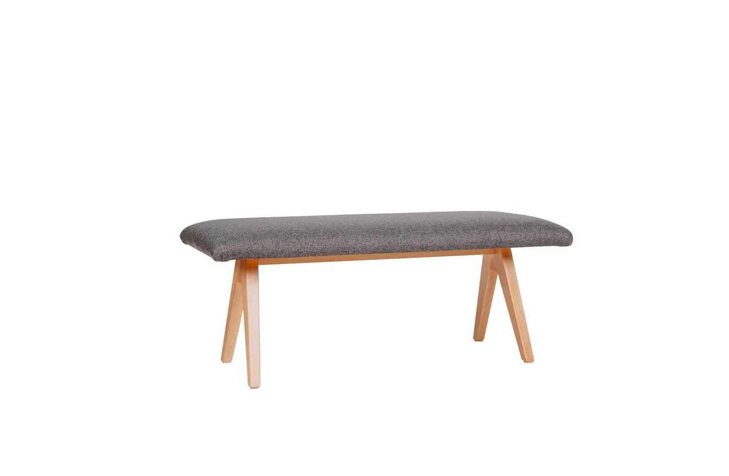 Kundler Home Die Natürliche Sitzbank 125cm Stoff