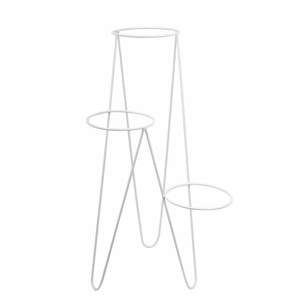 HOWHOMELY Blumentisch Dreieckig Metall