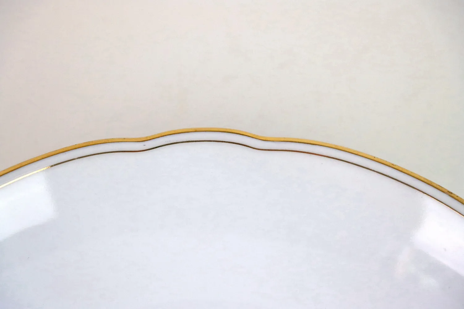 Mon Ami(e) Vintage Goldrand Schüssel groß Porzellan 25,5 cm