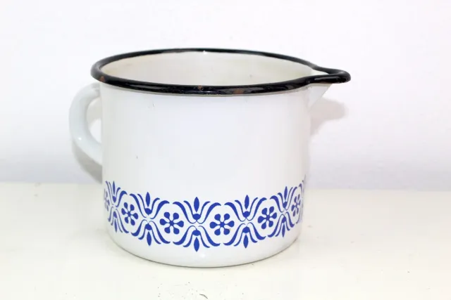 Mon Ami(e) Vintage Milchtopf Emaille emailliert