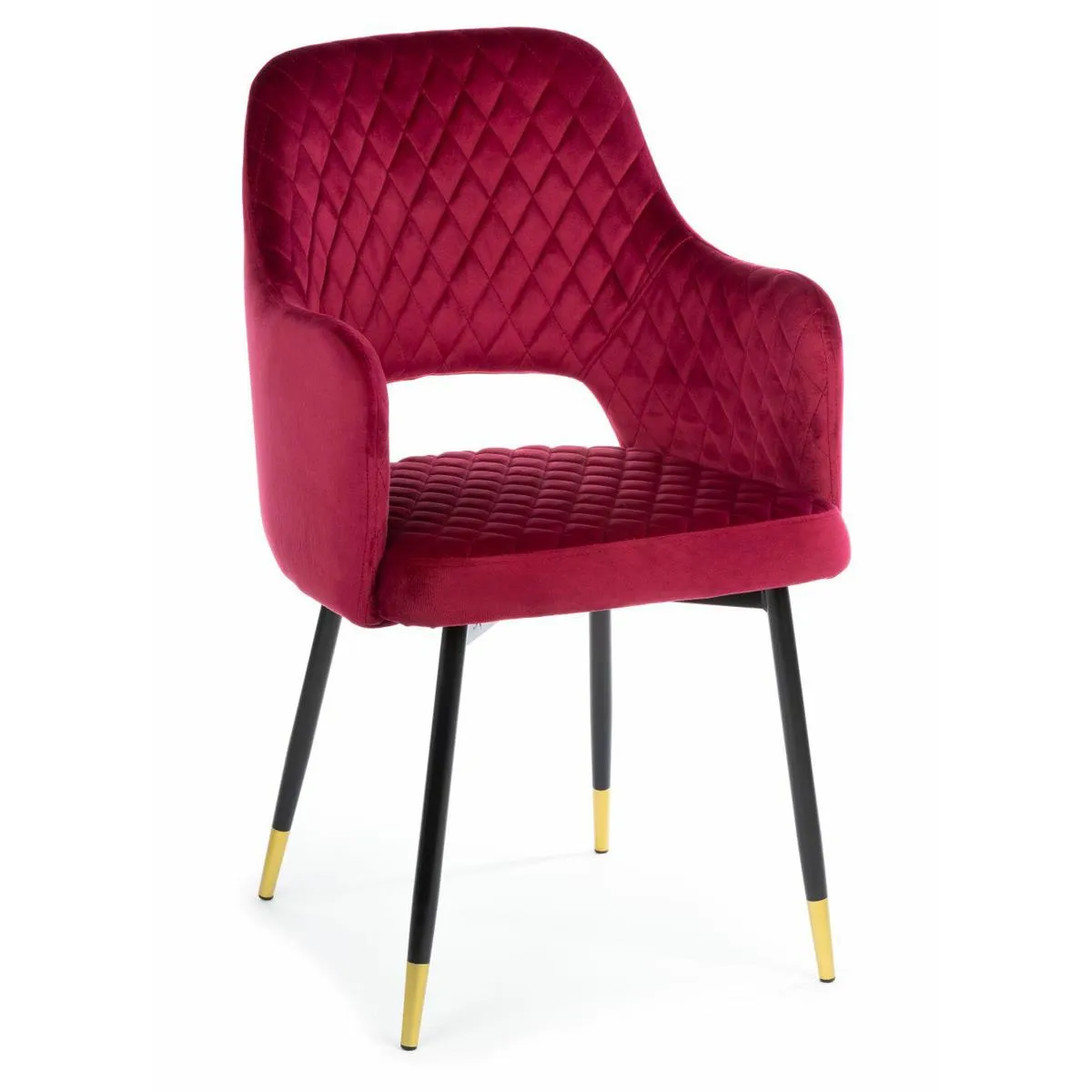 HOWHOMELY Senko Schwarz Stuhl Samt