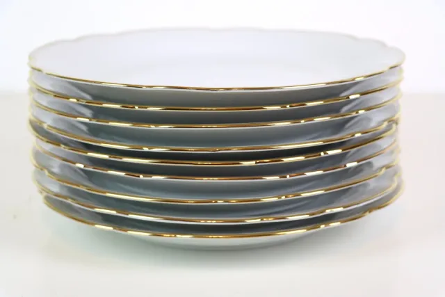 Mon Ami(e) Vintage Goldrandteller flach 24 cm ohne Innenrand