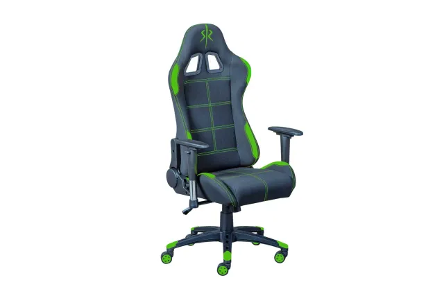 Inter Link Gaming Green Gamingstuhl Mesh