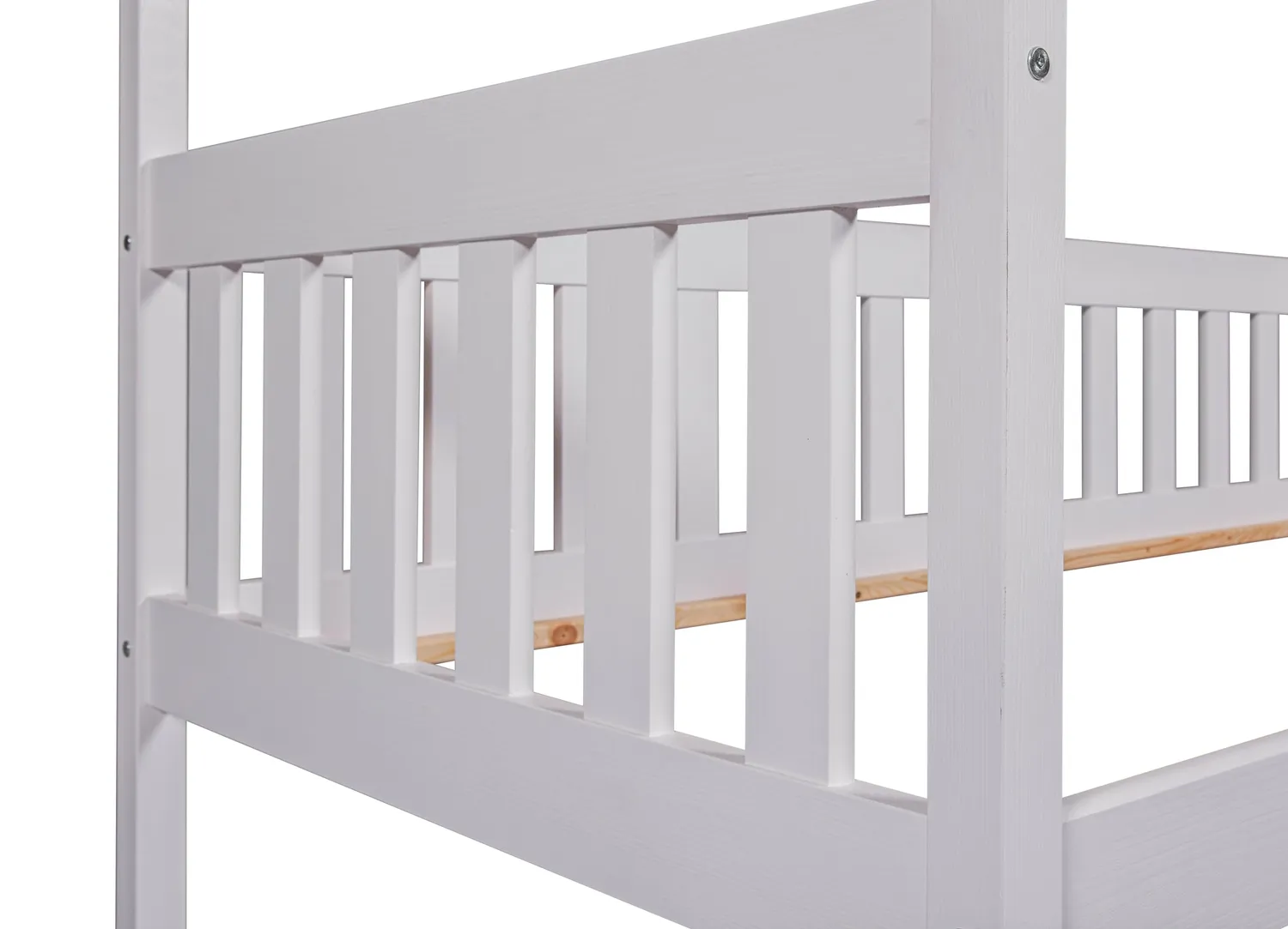 Inter Link Funky Hausbett 90x200 cm weiß Kiefer massiv