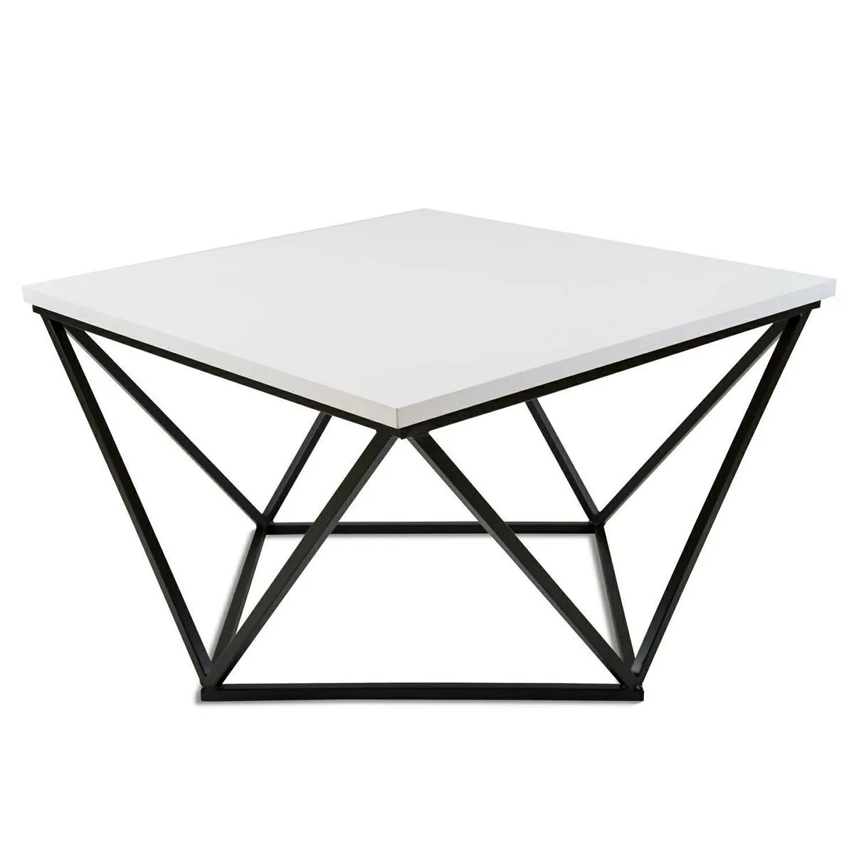 HOWHOMELY Curved 60 cm Beistelltisch