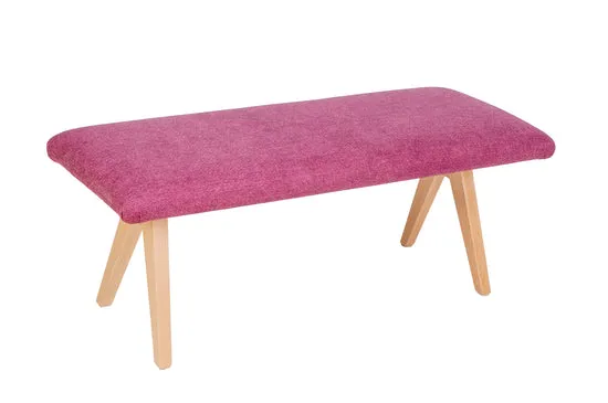 Kundler Home Die Natürliche Sitzbank 125cm Stoff