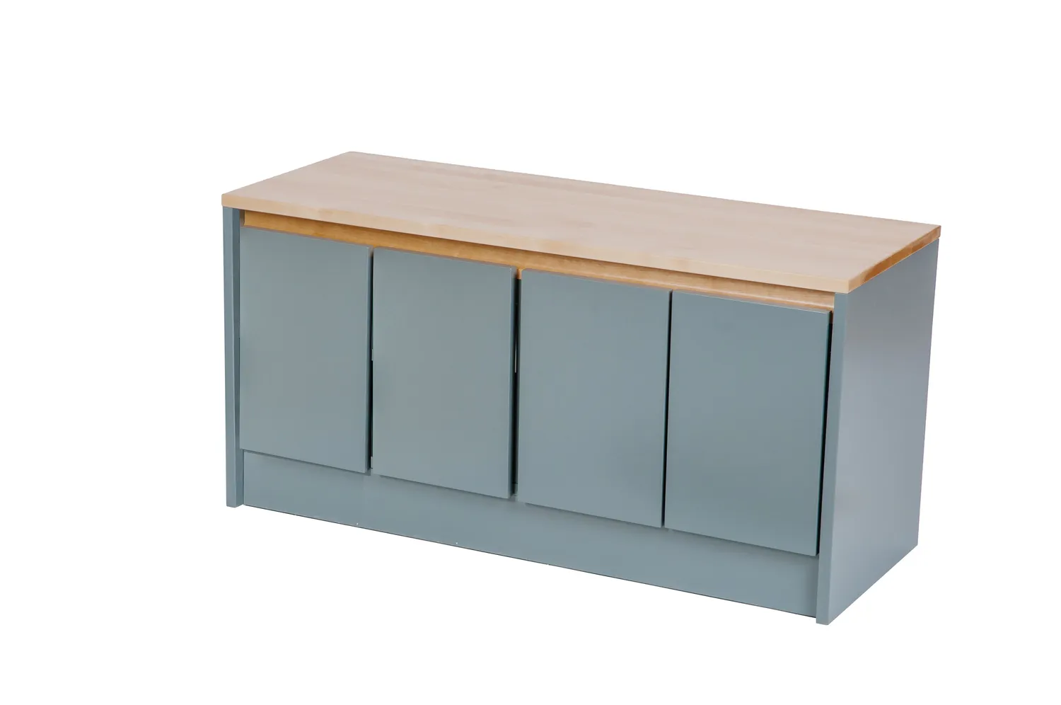 Kundler Home Schuhbank Garderobenbank 4 Türen 100cm