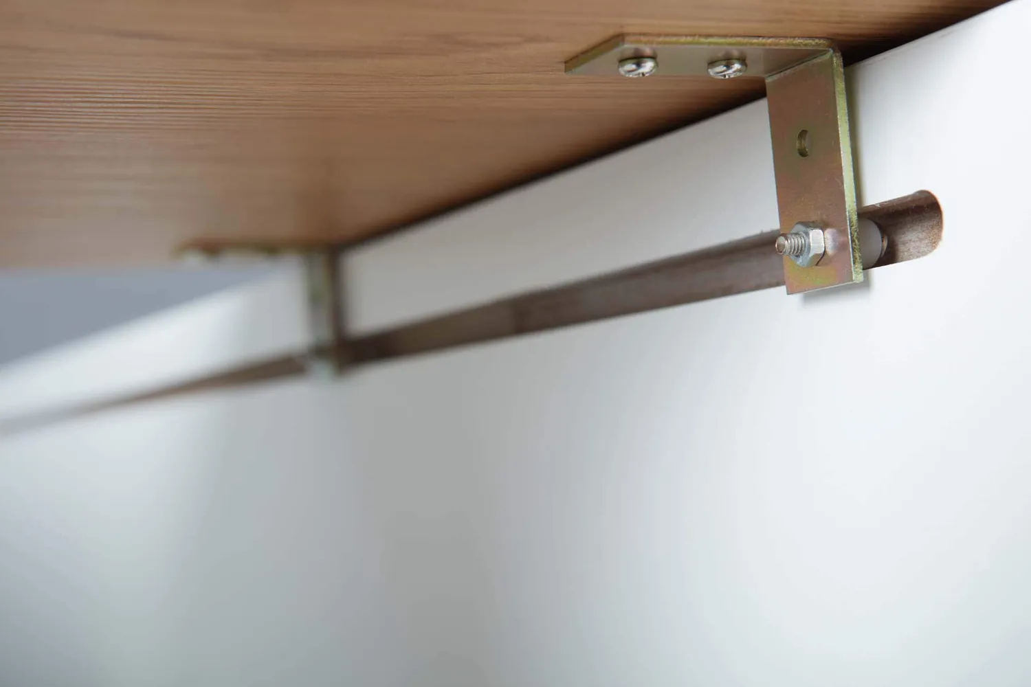 Inter Link Joliet Couchtisch weiß Wildeiche Rollen MDF