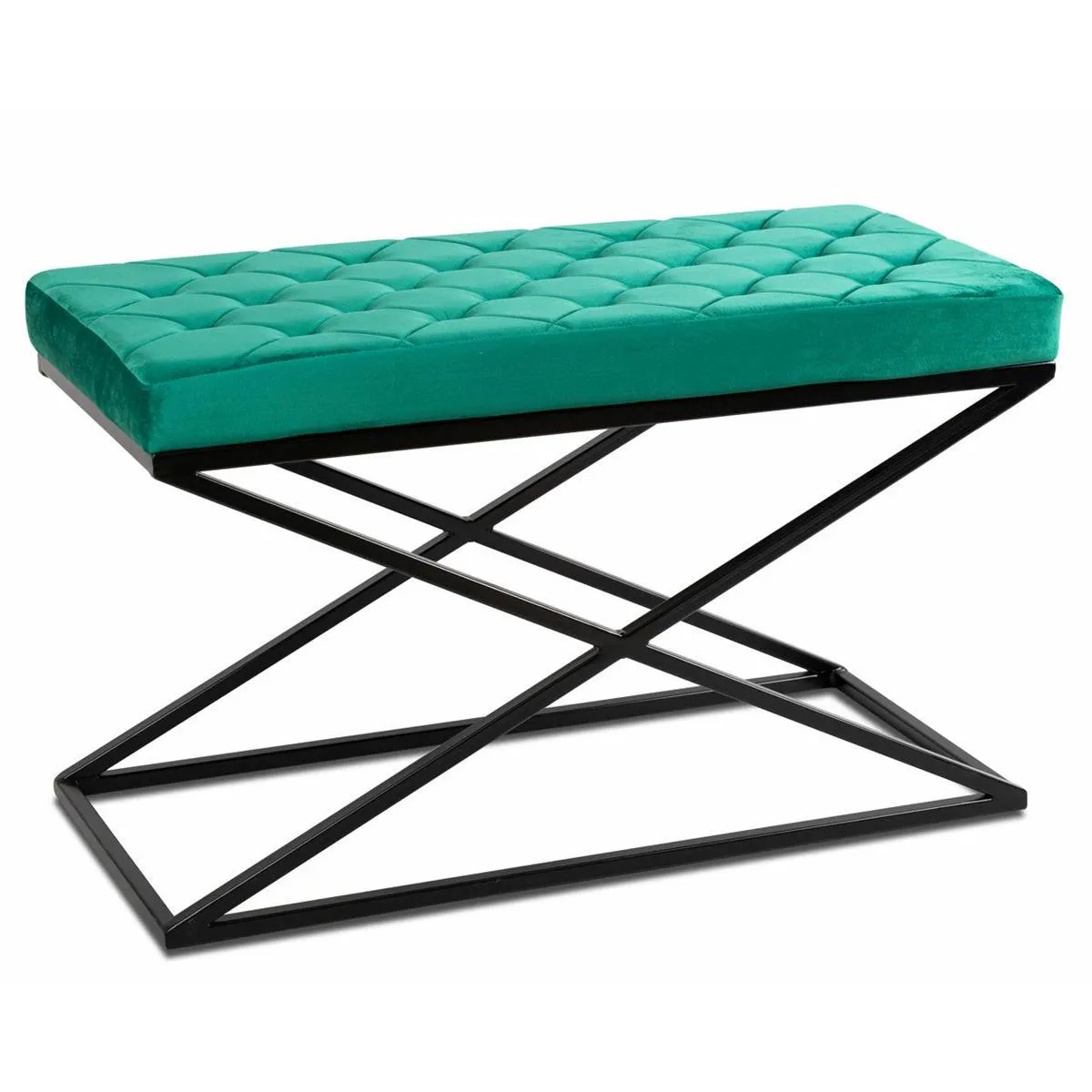 HOWHOMELY DESK Hocker Metall gesteppt