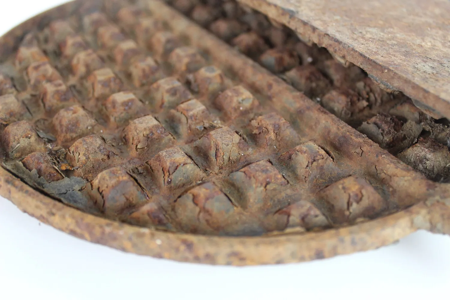 Mon Ami(e) Vintage Waffeleisen Gusseisen 24 cm schwer