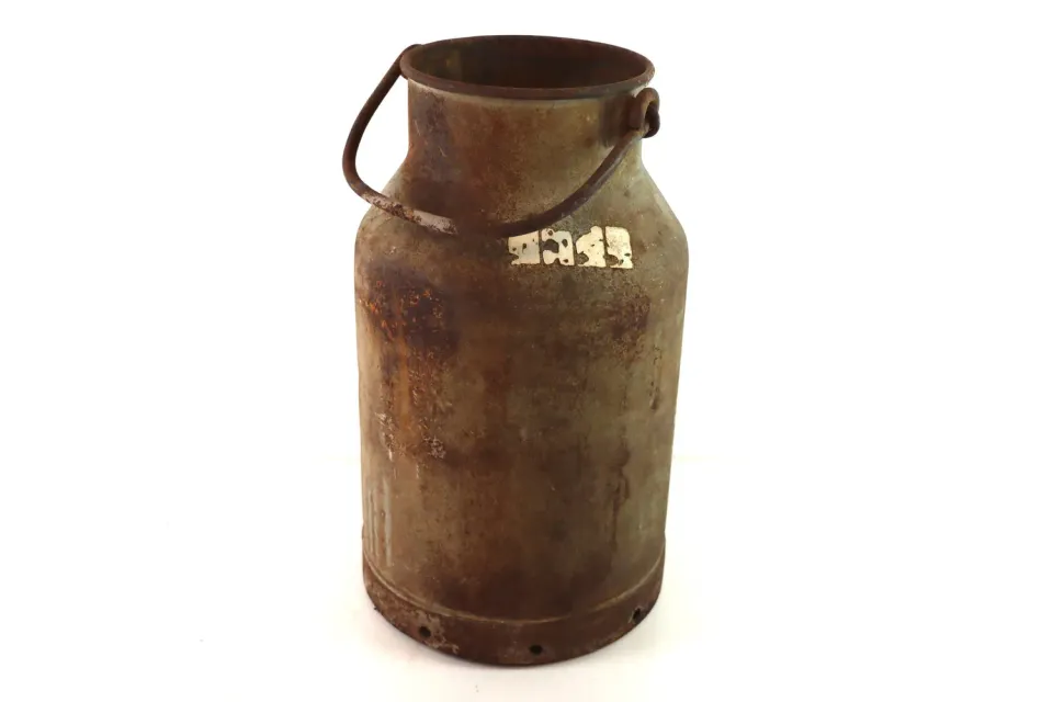 Mon Ami(e) Vintage Milchkanne antik Rostpatina 48 cm