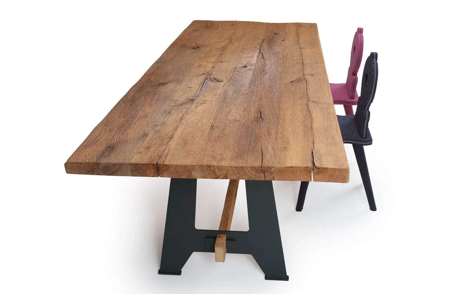 alpina design Chadafo Esstisch Eiche Eisen
