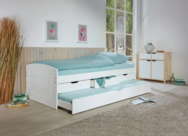 Inter Link Rieka 90x200 cm Funktionsbett mit Schubladen