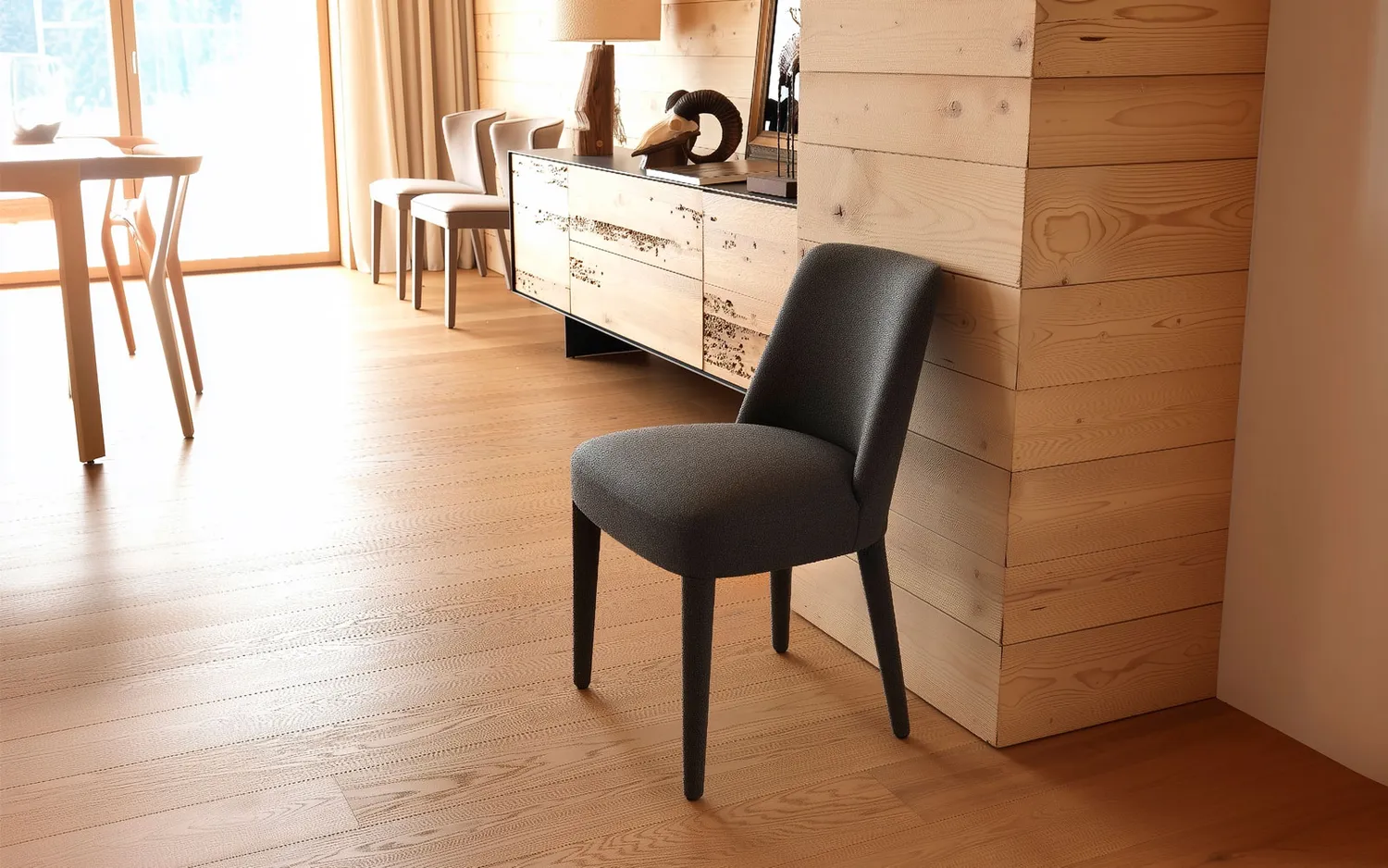 alpina design Alpeggio Sessel Stoff Bergstil