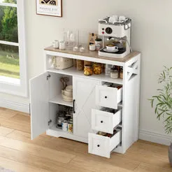 In And OutdoorMatch Sideboard Weiß 120x60x30 cm Holz