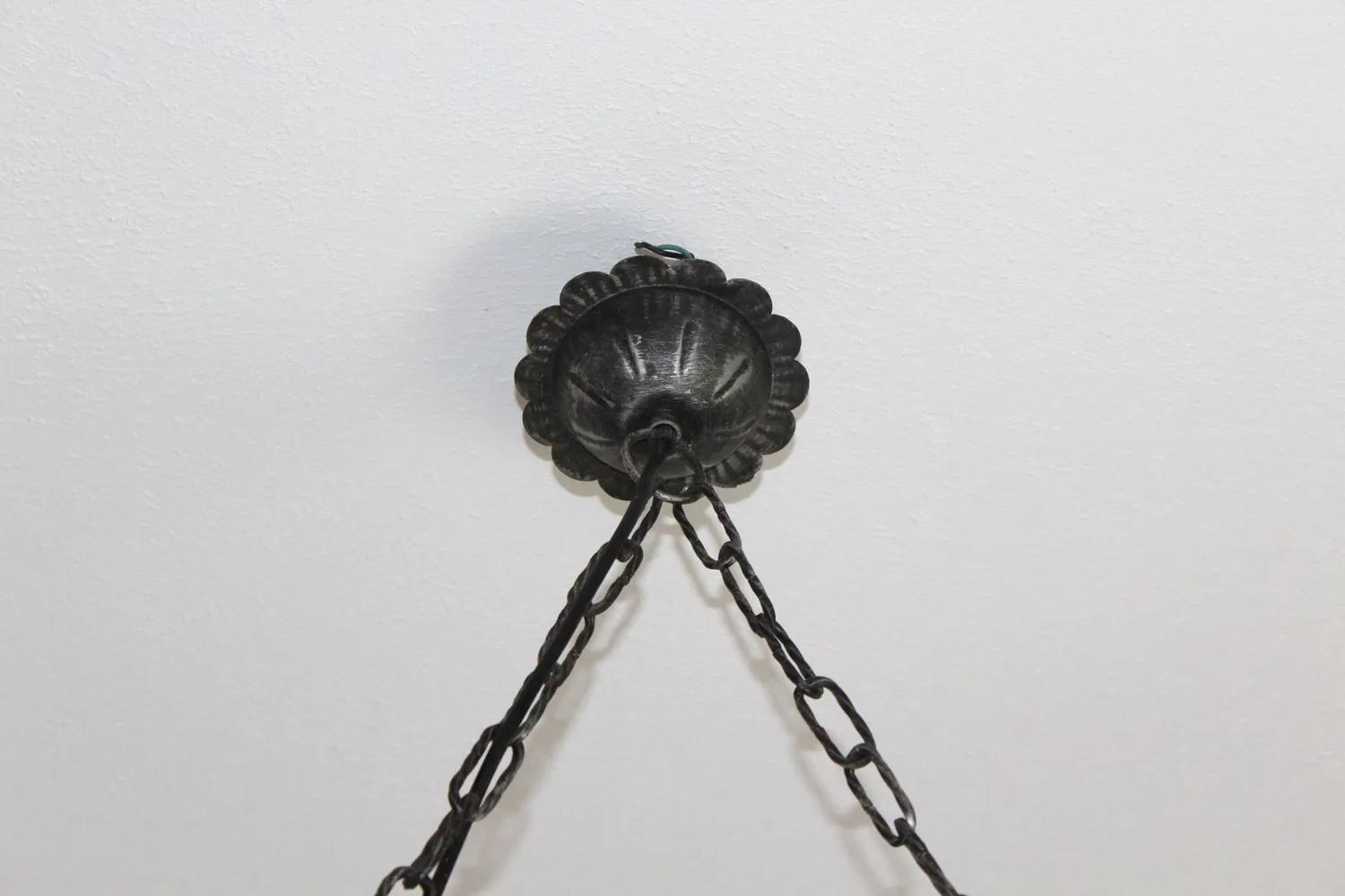 Mon Ami(e) Vintage Landhaus-Lampe Holzbalken 84,5 cm
