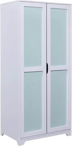Inter Link Prati Kleiderschrank 2-türig Hellgrau 92 cm