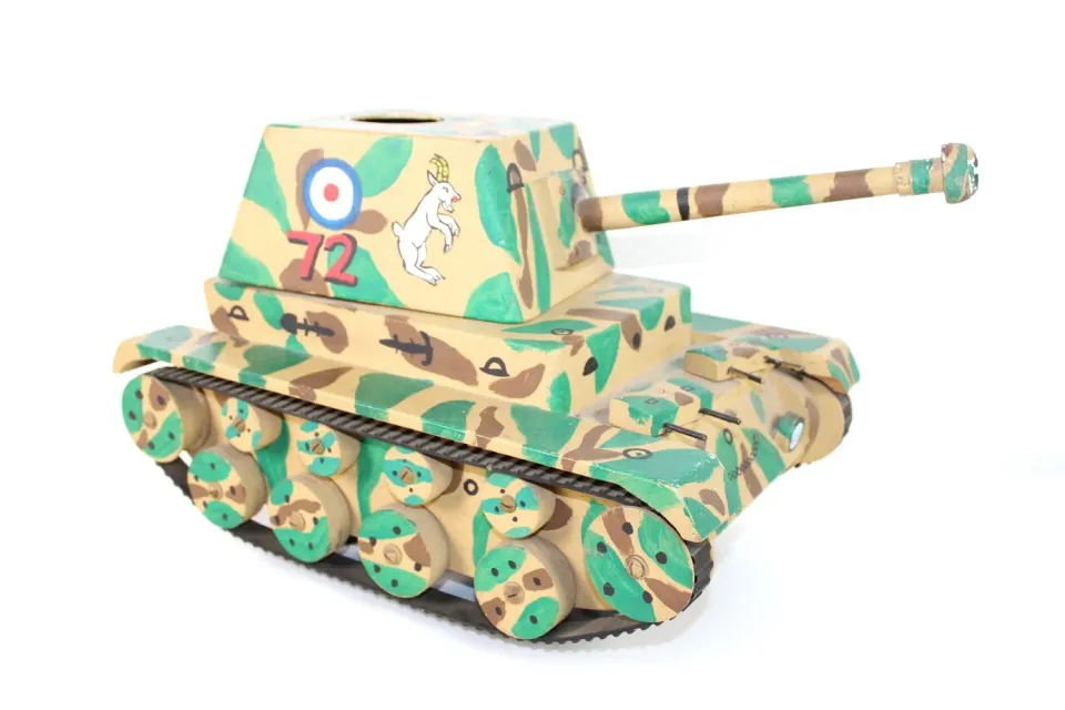 Mon Ami(e) Vintage Vintage Panzer Holzspielzeug