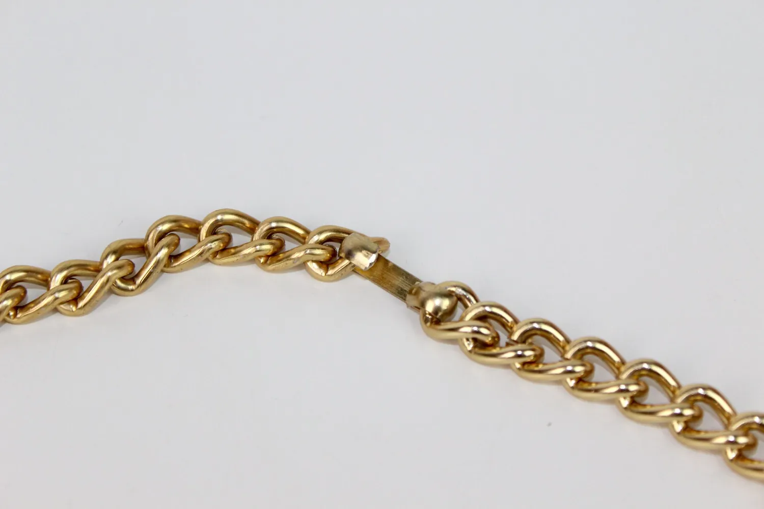 Mon Ami(e) Vintage Maritime Goldene Kette Anker Muschel lang