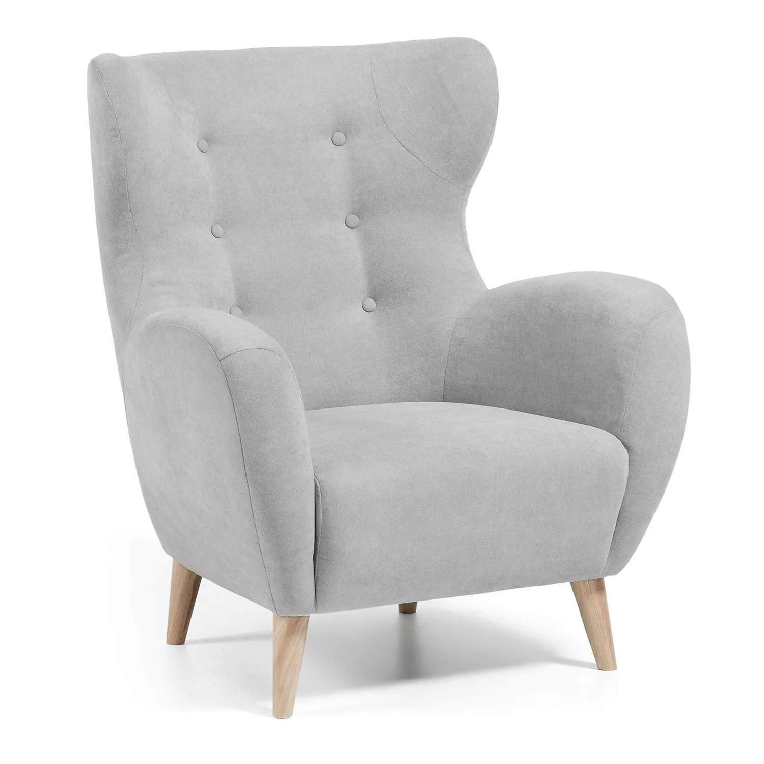 Kave Home Patio Ohrensessel aus Stoff