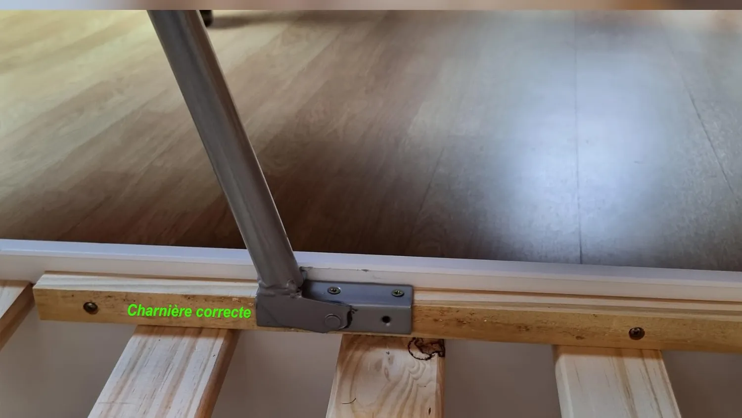 Inter Link Vindas 2-in-1-Bett Sofabett 90 x 200 cm Weiß Massivholz