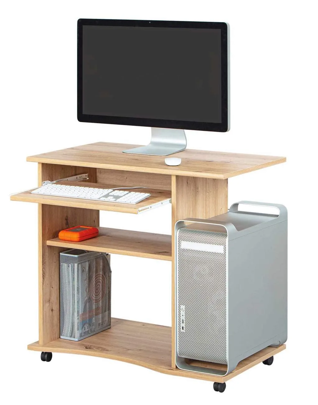 Inter Link Durini Schreibtisch 80x50x75 cm Rollen
