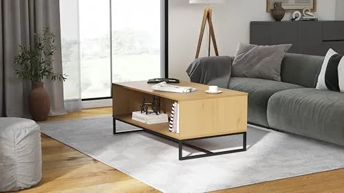 Inter Link Vivo Couchtisch Oak Colori 110x60x45 cm mit Stauraum