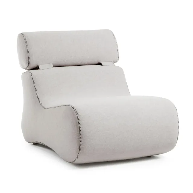 Kave Home Sessel Varese Stoff beige Teflon 79 cm
