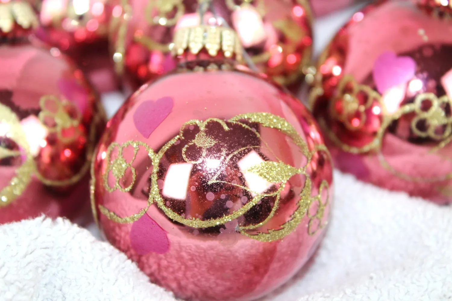 Mon Ami(e) Vintage Weihnachtsbaumkugeln Glas antik