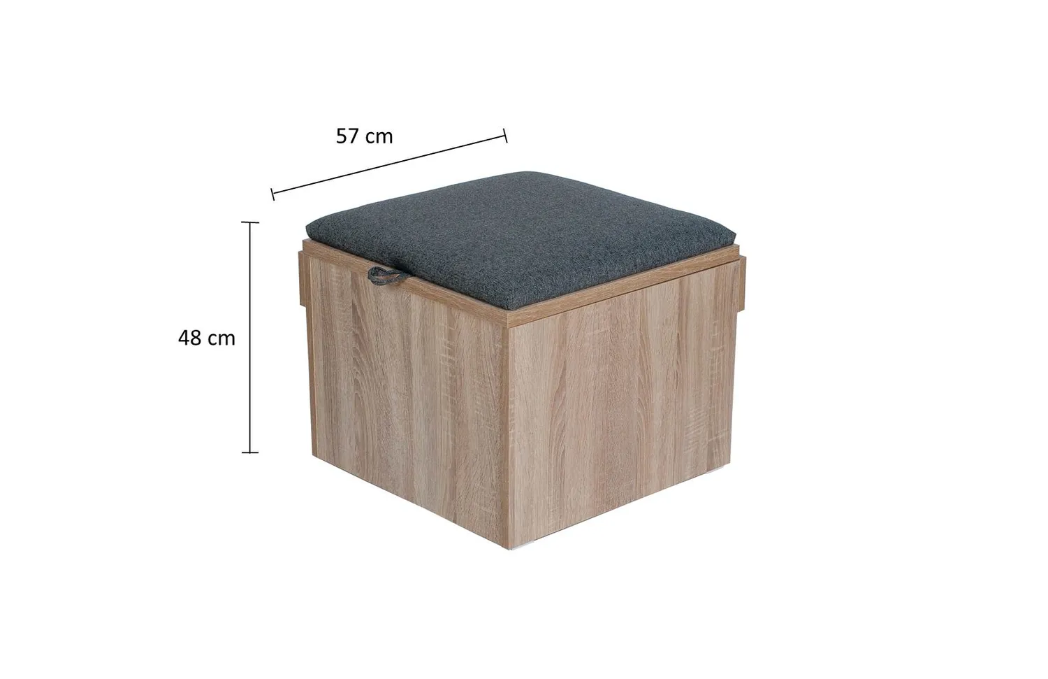 Kundler Home Die Stilvolle Sitzbank 53 cm mit Stauraum