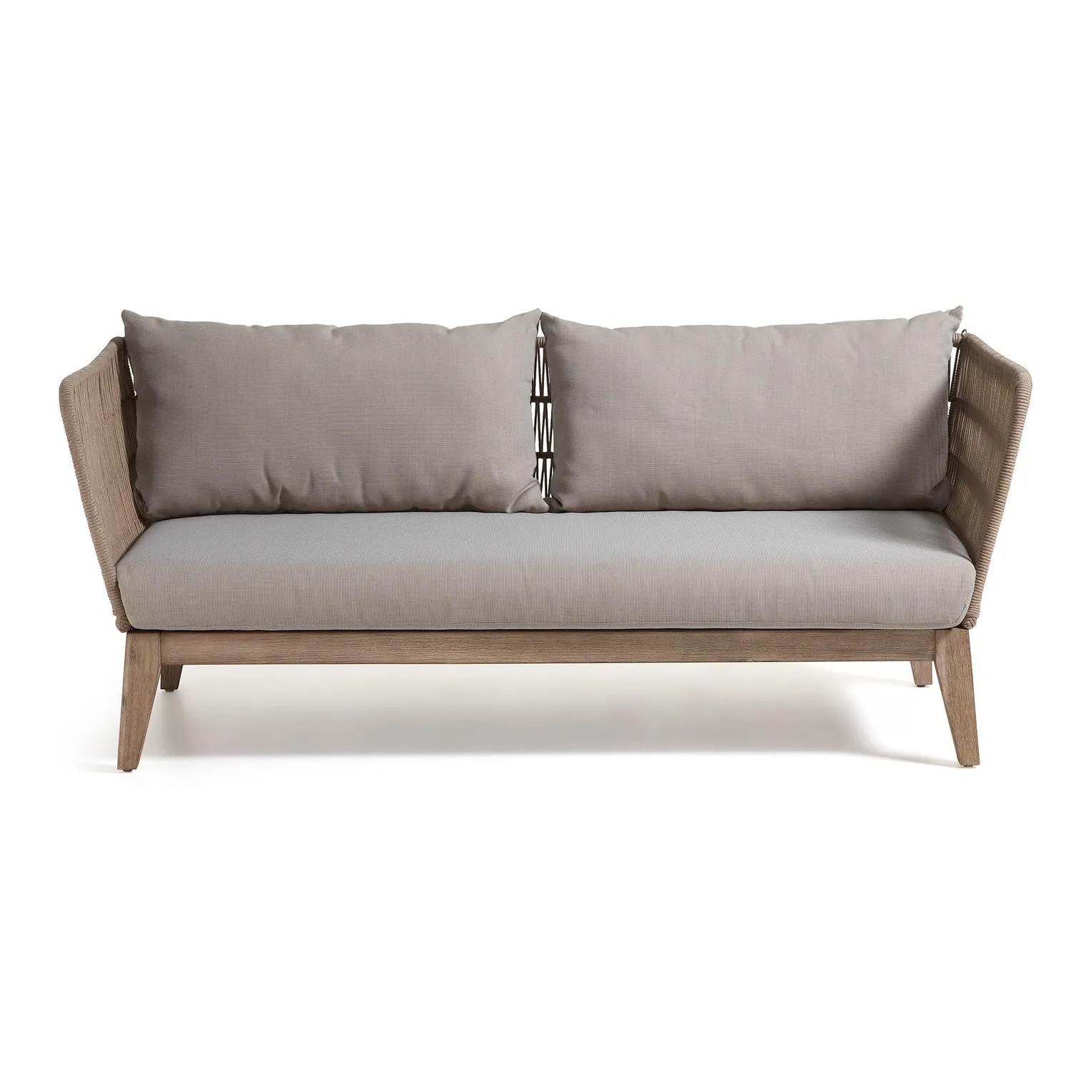 Kave Home Belleny 3-Sitzer Sofa beige Eukalyptus Outdoor
