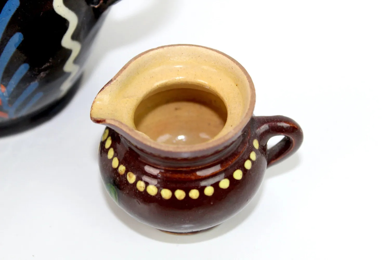 Mon Ami(e) Vintage Keramik-Set 3-teilig Krug Kännchen Topf