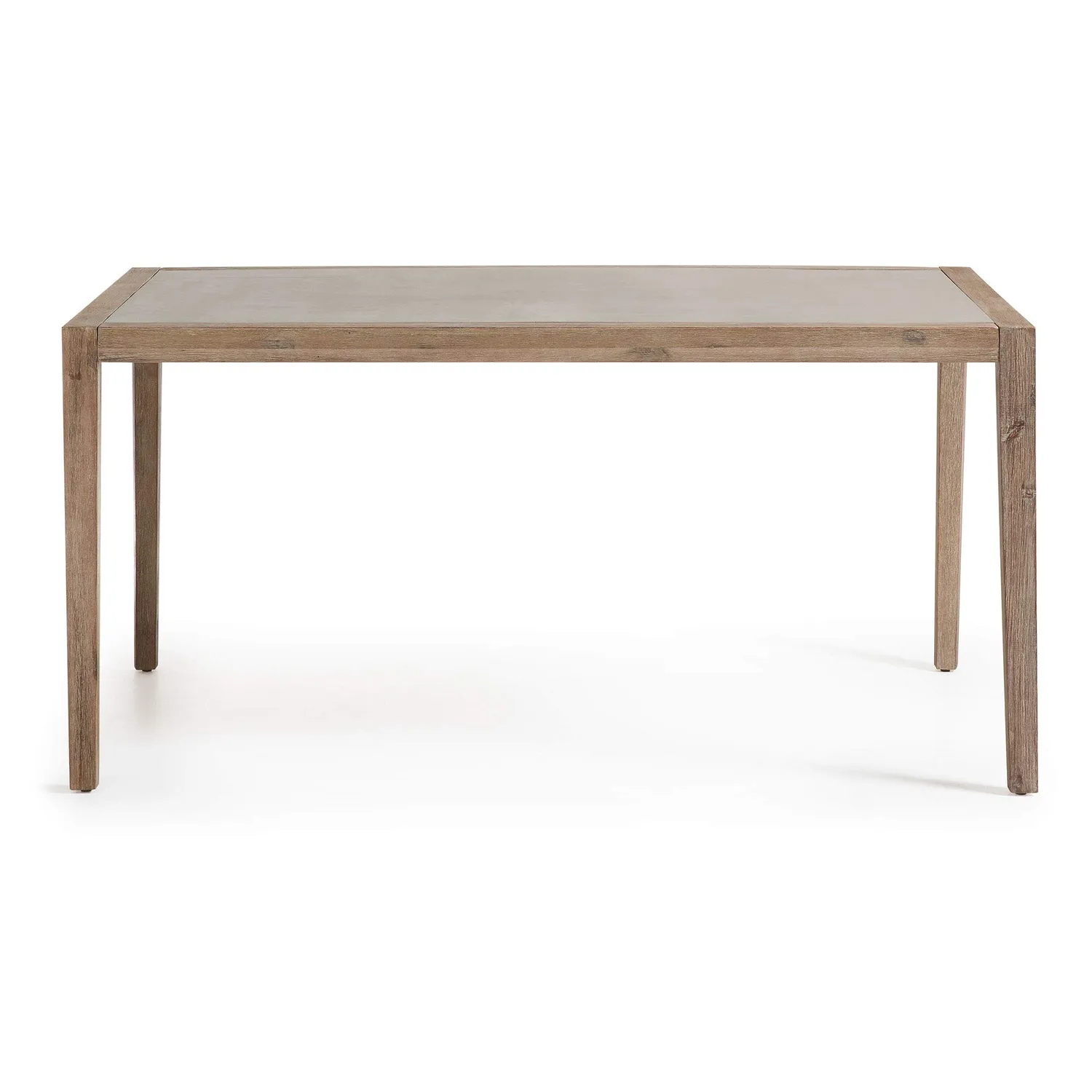 Kave Home Vetter Esstisch 160x90 Zement Eukalyptus