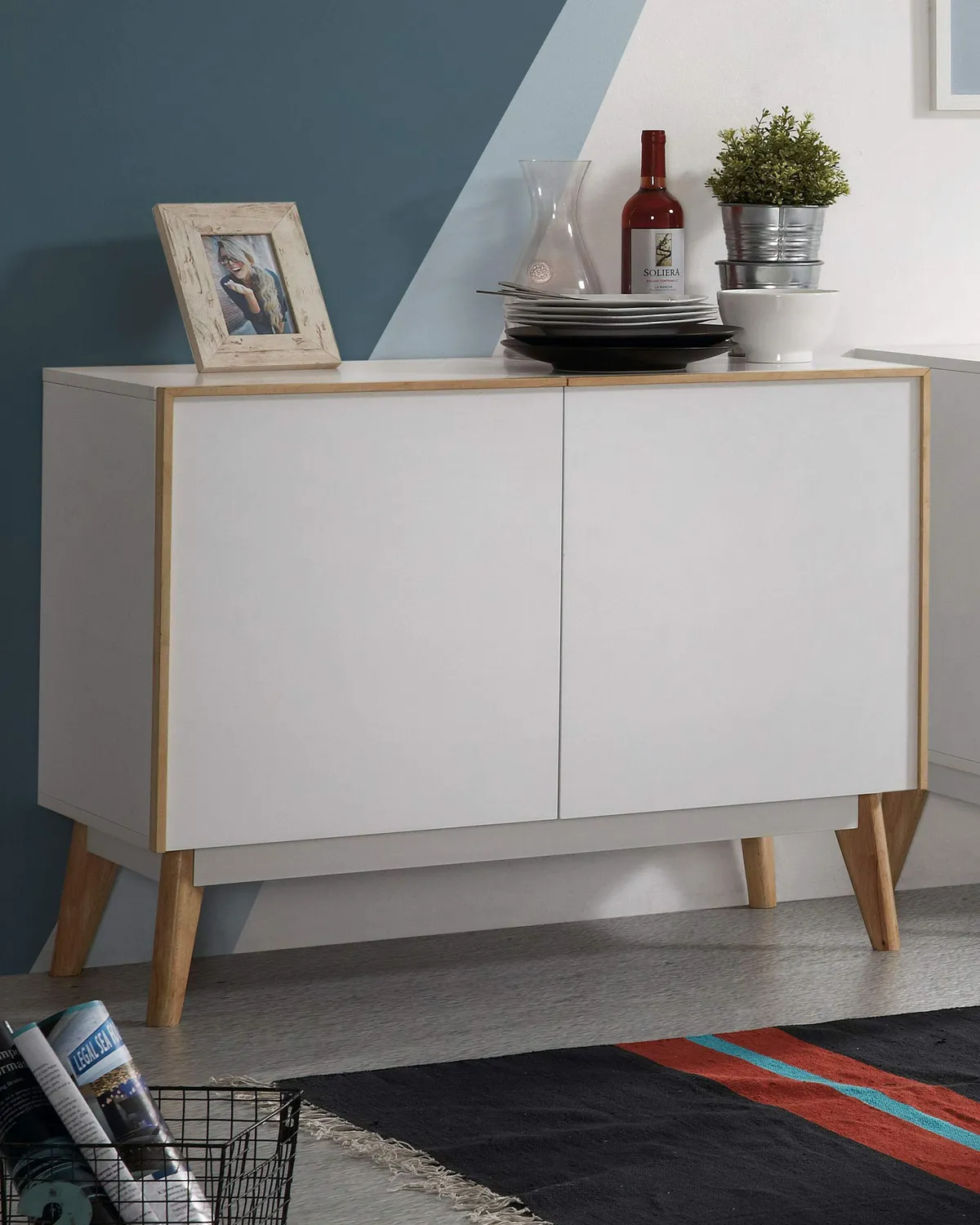 Kave Home 8,43E+12 Anrichte weiß 90 cm matt lackiert