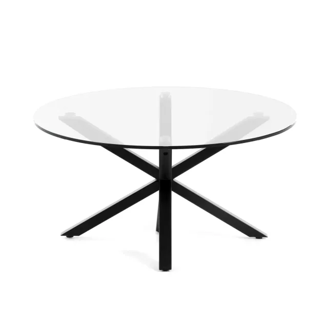 Kave Home Full Argo Couchtisch Glas 82 cm Schwarz