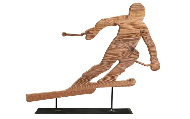 alpina design Gigantista Base Skulptur Eisen Slalom