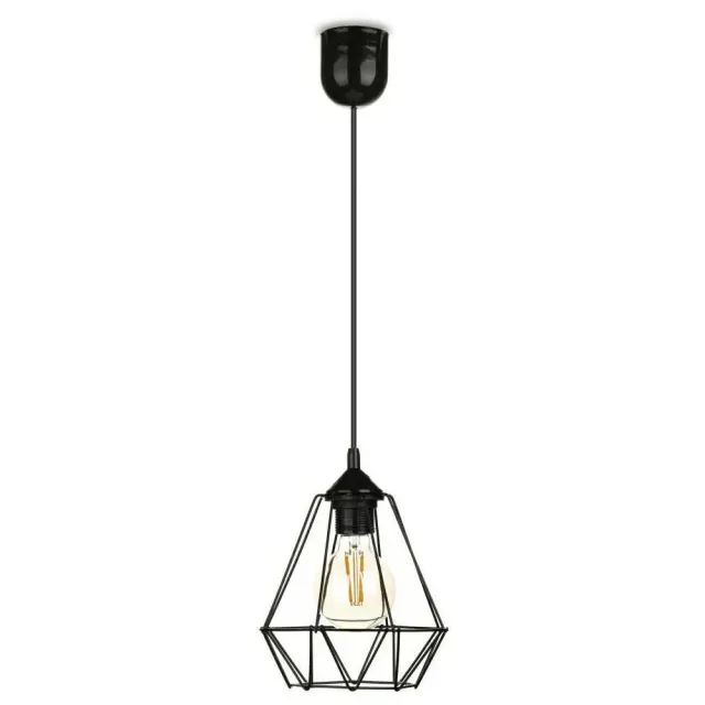 HOWHOMELY Paris Diamond Hängelampe Draht Industrial
