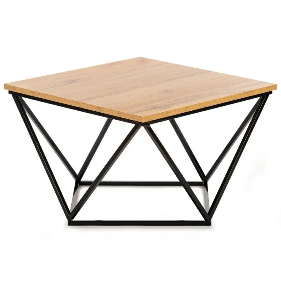 HOWHOMELY Curved 60 cm Beistelltisch