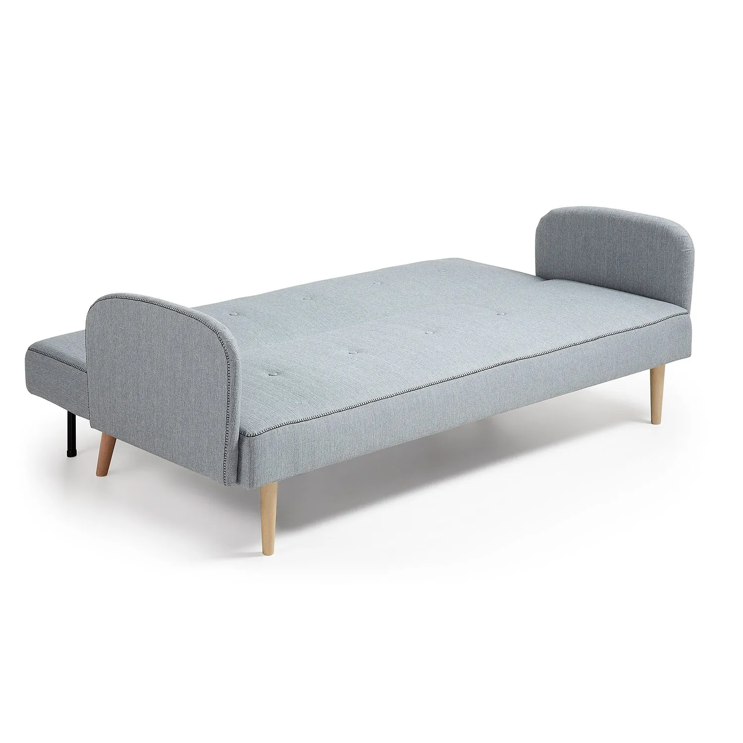 Kave Home Clic-Clac Schlafsofa grau 180 x 107 cm PU-Schaum
