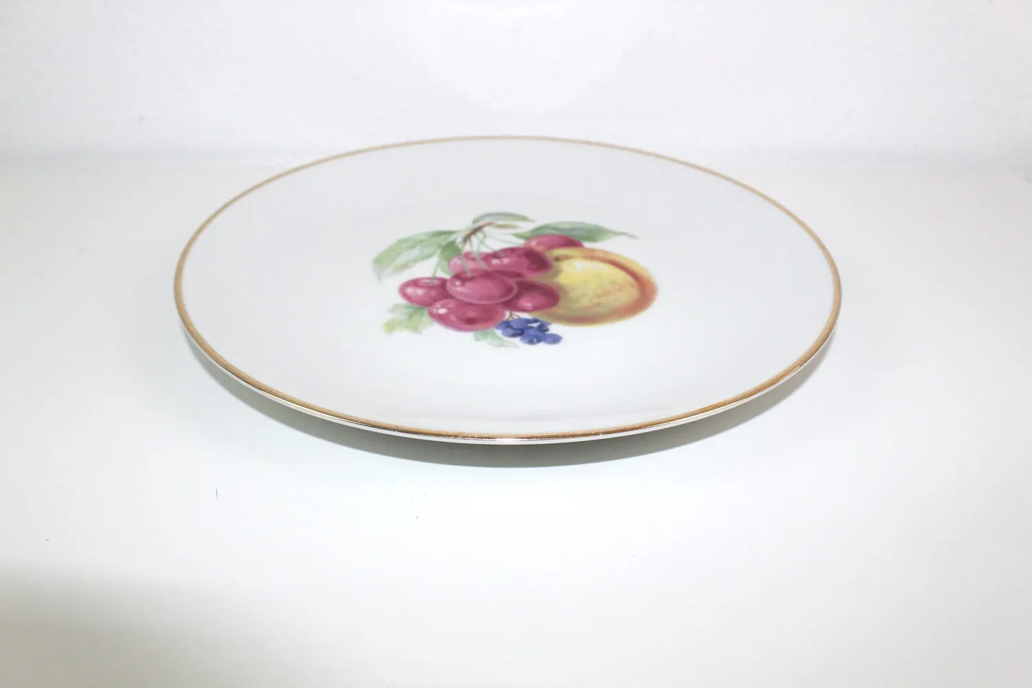 Mon Ami(e) Vintage Goldrand Obstteller Porzellan 25,5 cm
