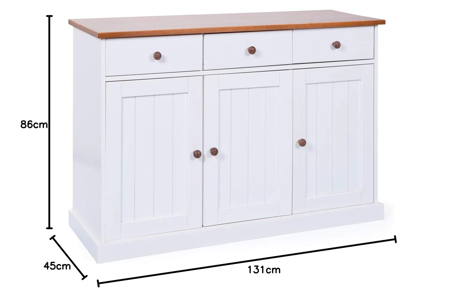 Inter Link Westerland 4.2 Sideboard Kiefer massiv