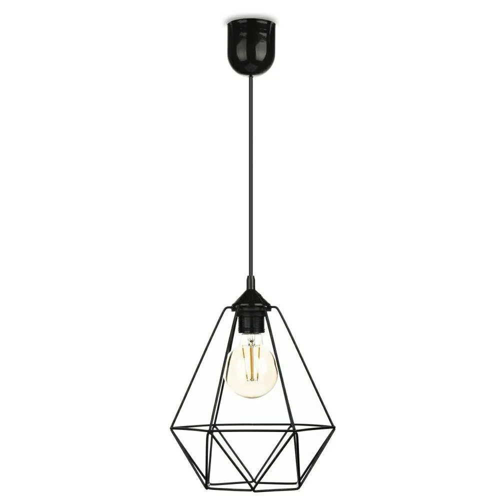 HOWHOMELY Paris Diamond Hängelampe Draht Industrial