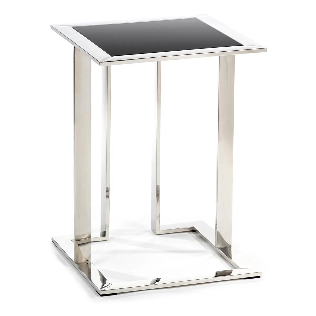 HOWHOMELY Sawa Hilfstisch Glas 40 cm