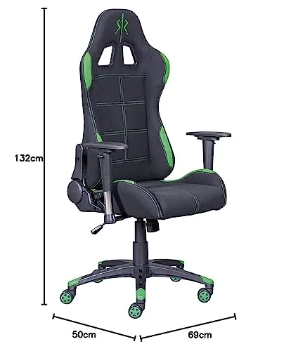 Inter Link Gaming Green Gamingstuhl Mesh