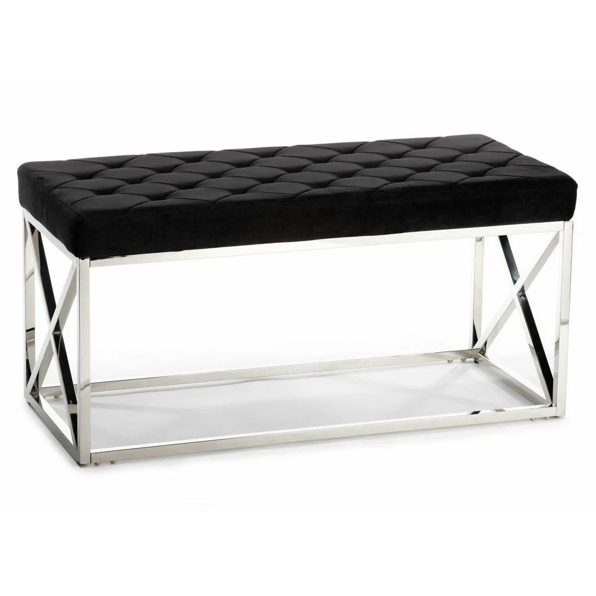 HOWHOMELY Nelja Puff gesteppt 97x44x46 cm